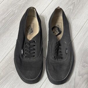 Vans Authentic Triple Black Canvas Sneakers